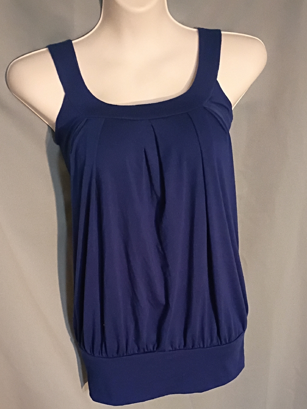 Wet Seal Royal Blue Pleated Tank Top